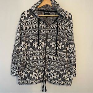 BOGO🌟American Eagle Zip Up Boho Hoodie